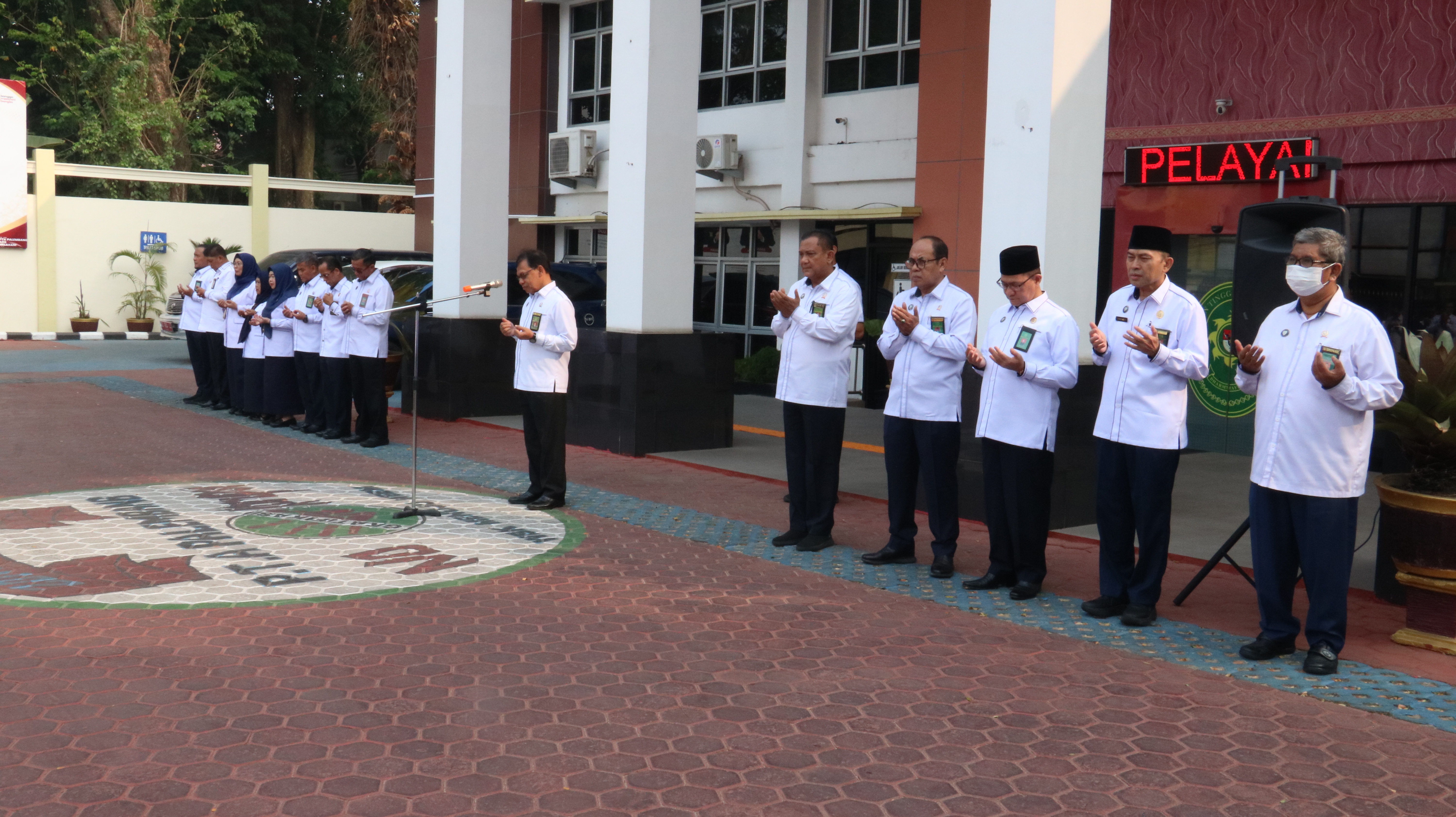 Pelaksanaan Apel Pagi PTA Palembang