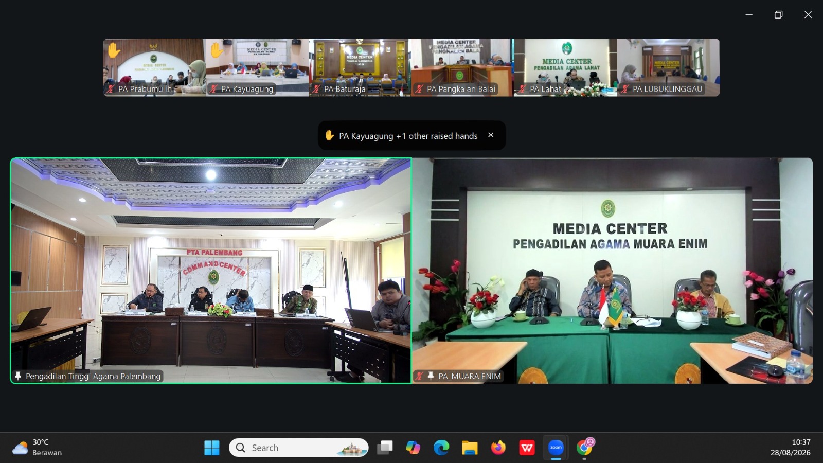 Monitoring dan Evaluasi Implementasi MOSAIC PTA Palembang